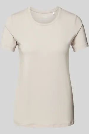 Schiesser T-Shirt mit geripptem Rundhalsausschnitt in , Größe 36