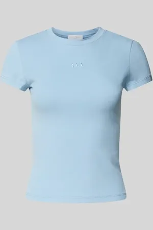 Lena Gercke T-Shirt mit Label-Stitching - LeGer Studio Kollektion in , Größe 34