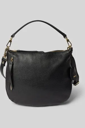 Abro+ Lederhandtasche mit Label-Applikation Modell 