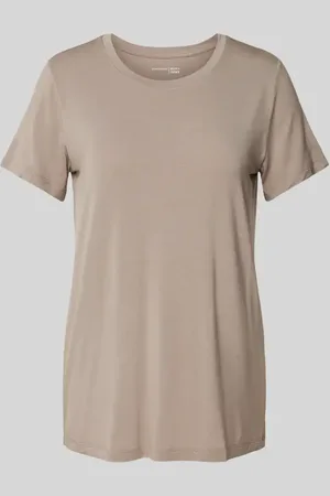 Schiesser T-Shirt mit geripptem Rundhalsausschnitt in , Größe 40