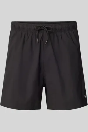 Emporio Armani Regular Fit Badeshorts mit Logo-Badge in , Größe L