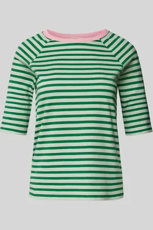 TOM TAILOR Regular Fit T-Shirt aus reiner Baumwolle mit Streifenmuster in , Größe L