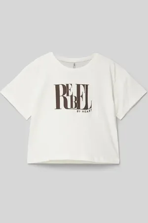 ONLY Regular Fit Crop Top aus reiner Baumwolle Modell 