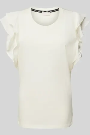 Liu Jo T-Shirt mit Volants in , Größe L