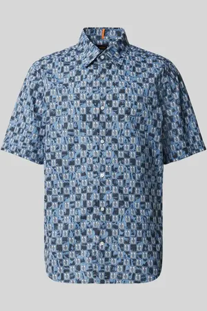 HUGO BOSS Regular Fit Freizeithemd mit 1/2-Arm Modell 