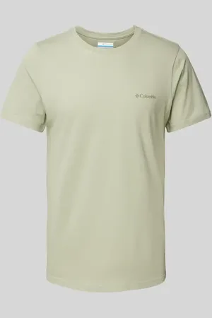 Columbia T-Shirt mit Label-Print in , Größe L