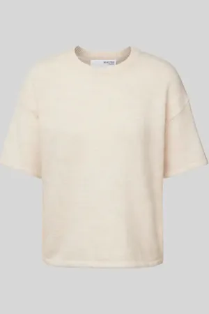 SELECTED Wollshirt mit Rundhalsausschnitt Modell 