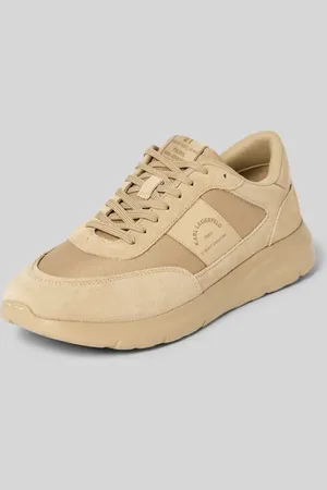 Karl Lagerfeld Ledersneaker mit Label-Print Modell 