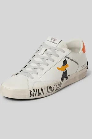 Crime london Ledersneaker mit Motiv-Print Modell 