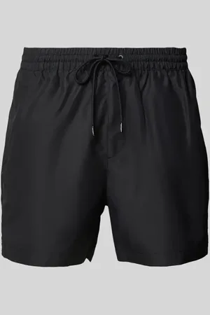 Calvin Klein Badehose mit Label-Print in , Größe L
