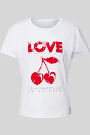 Zadig & Voltaire T-Shirt mit Strasssteinbesatz Modell 