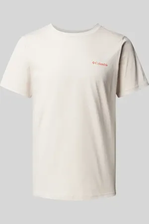 Columbia T-Shirt mit Label-Print in , Größe L