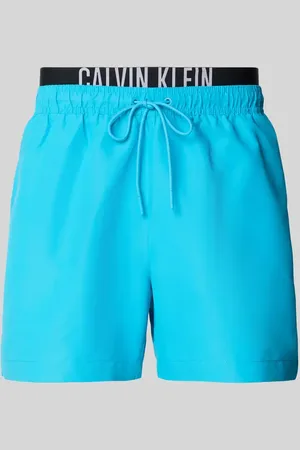 Calvin Klein Badehose mit Label-Print in , Größe L