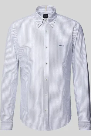 HUGO BOSS Slim Fit Business-Hemd mit Knopfleiste Modell 