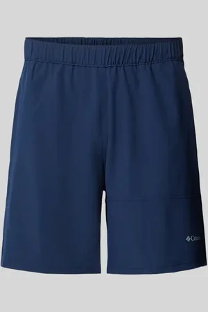 Columbia Regular Fit Shorts mit Label-Print in , Größe L