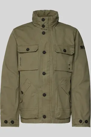 QS by s.Oliver Regular Fit Bomberjacke im Utility Style mit Kapuze im Kragen in , Größe XL