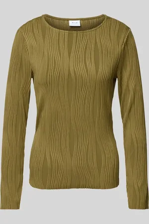 VILA Longsleeve mit Strukturmuster Modell 