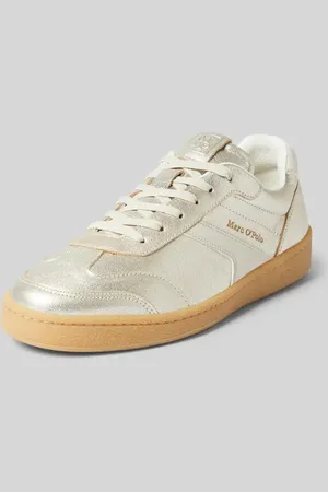 Marc O’ Polo Low Top Sneaker mit Glattleder-Details in , Größe 37