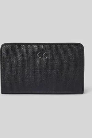 Calvin Klein Portemonnaie mit Label-Applikation Modell 