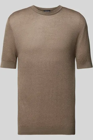 Emporio Armani T-Shirt mit Strukturmuster in , Größe L