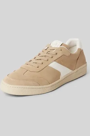 Marc O’ Polo Low Top Sneaker aus edlem Velours-Rindsleder mit Glattleder-Details in , Größe 40