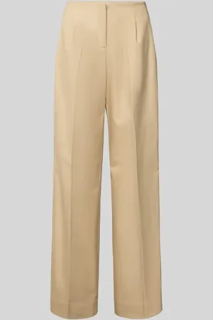 More Straight Leg Bundfaltenhose mit elastischem Bund in , Größe 34