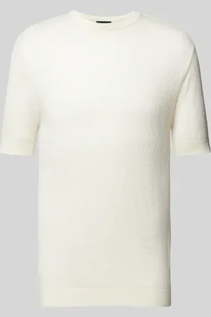 Emporio Armani T-Shirt mit Strukturmuster in , Größe L