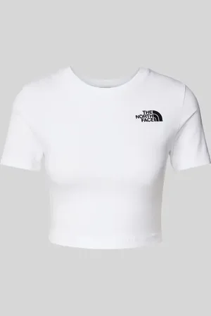 The North Face Cropped T-Shirt mit Label-Stitching in , Größe L