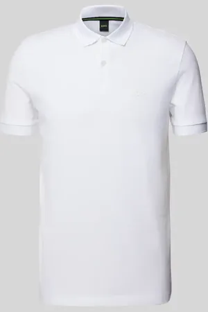 HUGO BOSS Poloshirt mit Label-Detail in , Größe L