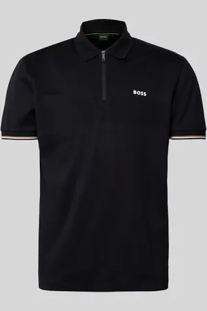 HUGO BOSS Poloshirt mit Label-Detail Modell 