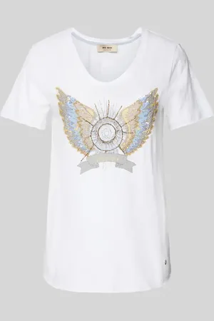 Mos Mosh T-Shirt mit Ziersteinbesatz Modell 