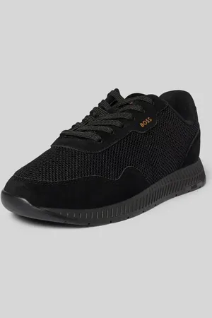 HUGO BOSS Sneaker aus Leder-Mix Modell 