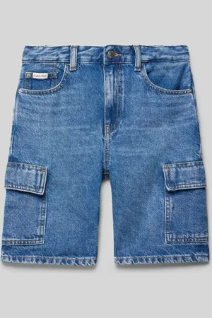 Calvin Klein Jeansshorts aus reiner Baumwolle in , Größe 152