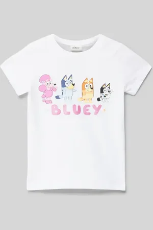 QS by s.Oliver Regular Fit T-Shirt aus reiner Baumwolle mit Bluey®-Print in , Größe 104