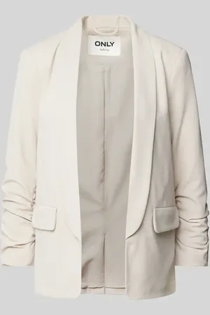 ONLY Regular Fit Blazer mit gerafften 3/4-Ärmeln Modell 