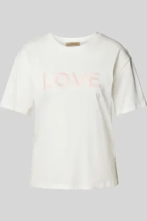 Smith and Soul T-Shirt mit Label-Stitching in , Größe L