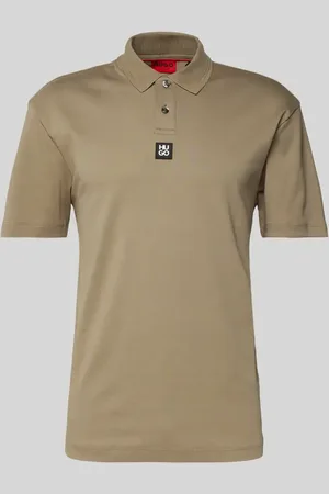 HUGO BOSS Regular Fit Poloshirt mit Label-Badge Modell 
