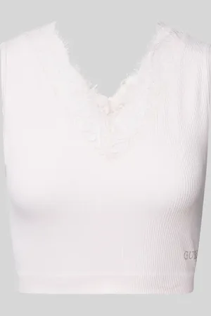 Guess Crop Top in Ripp-Optik Modell 