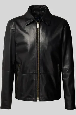 Strellson Lederjacke mit Reißverschlusstaschen Modell 