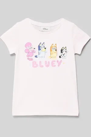 QS by s.Oliver Regular Fit T-Shirt aus reiner Baumwolle mit Bluey®-Print in , Größe 116