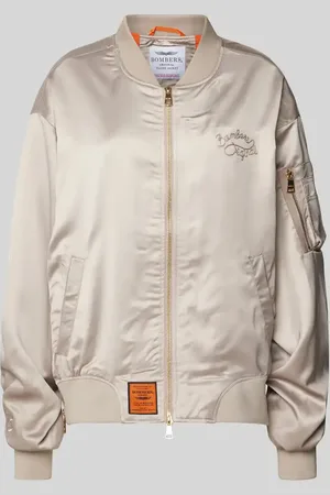 original bombers Bomberjacke mit Label-Stitching in , Größe M