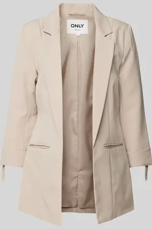 ONLY Relaxed Fit Longblazer mit dekorativem Perl-Optik-Knopf Modell 