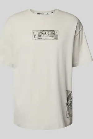 adidas T-Shirt mit Motiv-Print in , Größe L