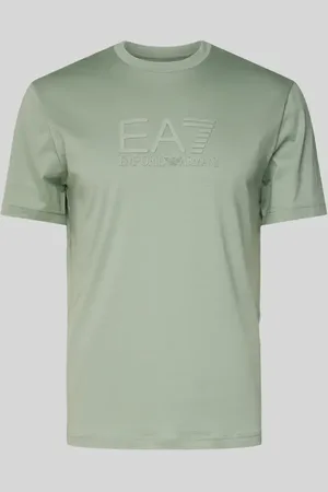 EA7 T-Shirt mit Label-Print Modell 