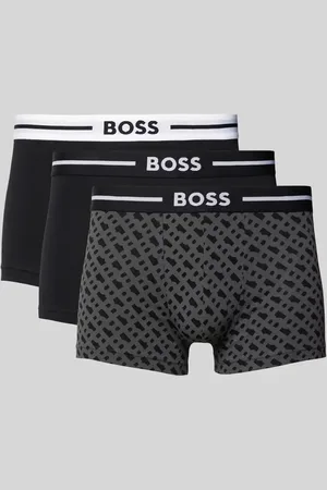 HUGO BOSS Trunks mit elastischem Label-Bund im 3er-Pack in , Größe L