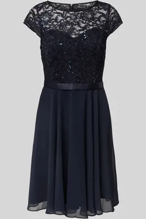 Jake*s Cocktailkleid mit Häkelspitze in , Größe 32