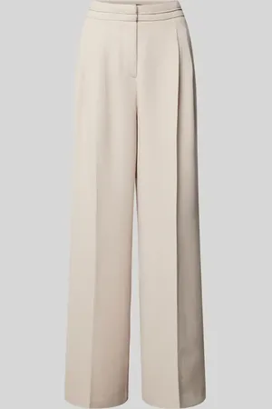 More & More Straight Leg Stoffhose mit elastischem Bund in , Größe 34