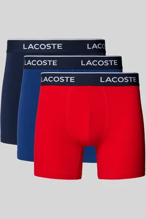Lacoste Boxershorts mit elastischem Label-Bund im 3er-Pack in , Größe L