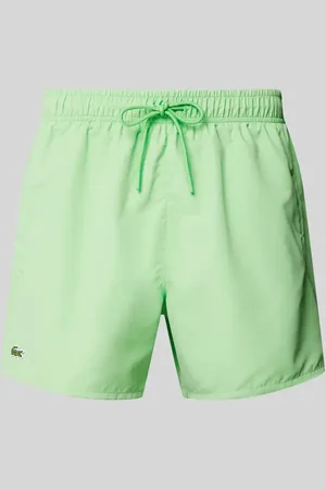 Lacoste Regular Fit Badeshorts mit Logo-Badge in , Größe L