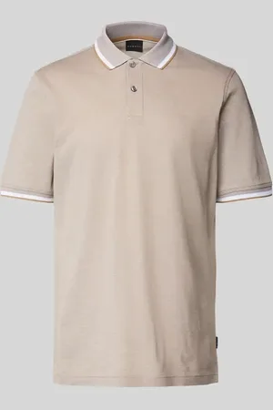 Bugatti Poloshirt mit Label-Detail in , Größe L